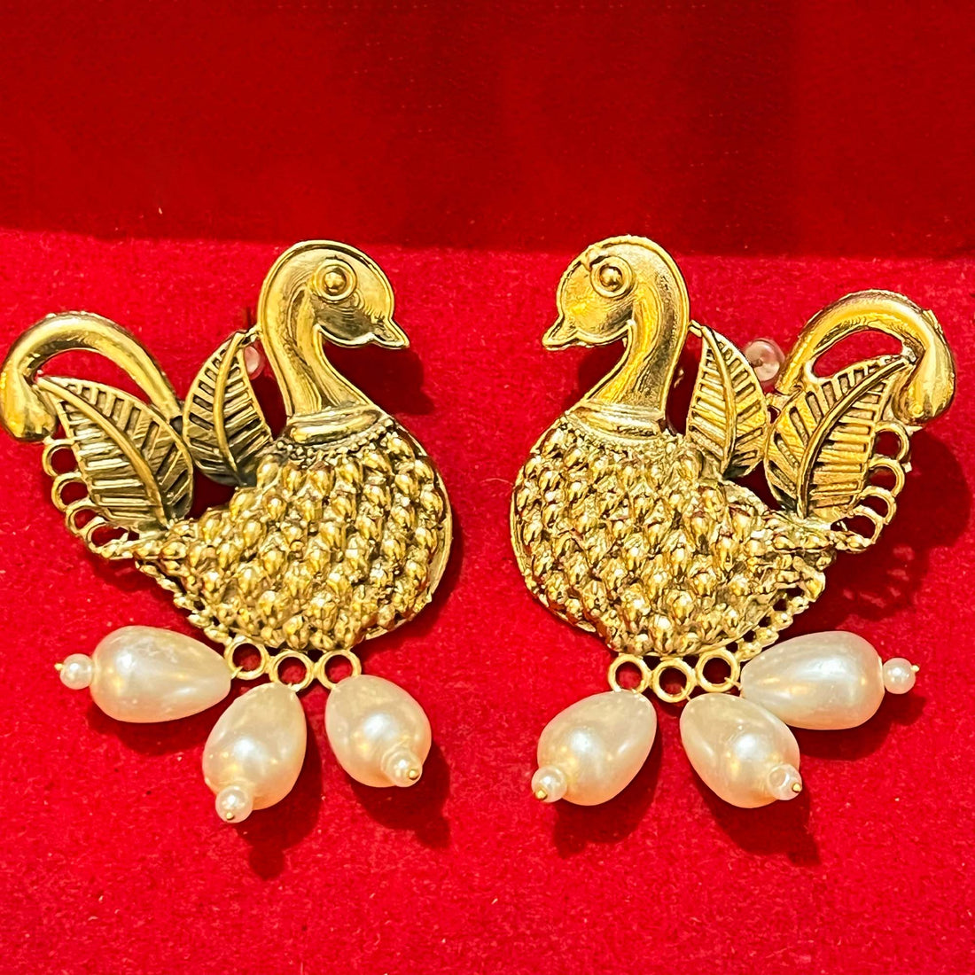 Afghani Peacock Earrings