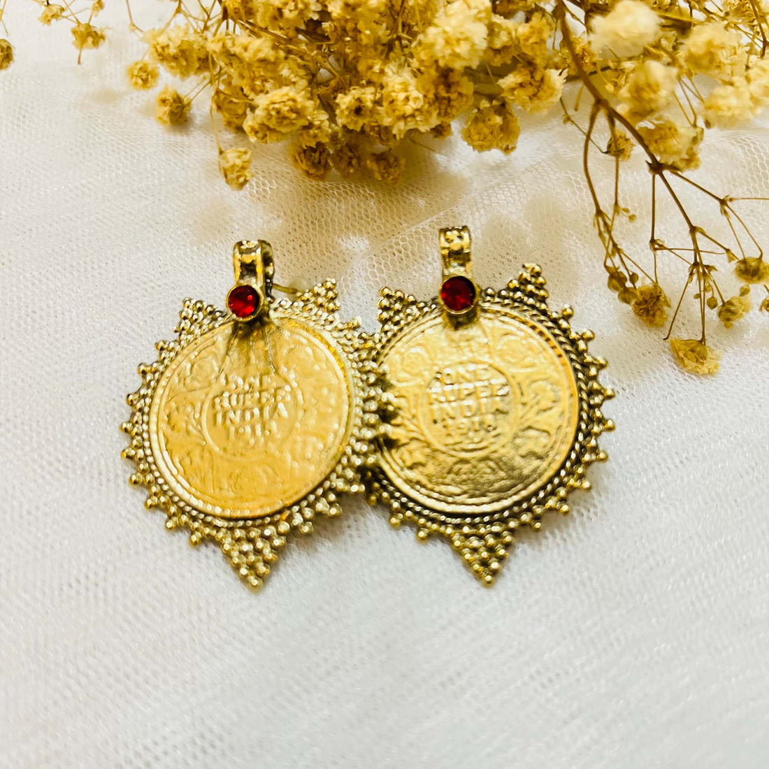 Antique Gold Studs