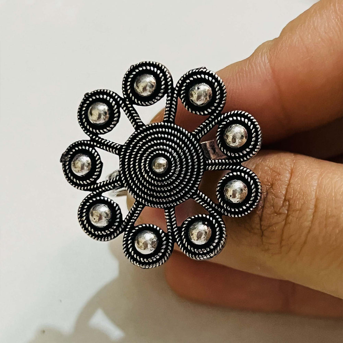 Silver Adjustable Rings