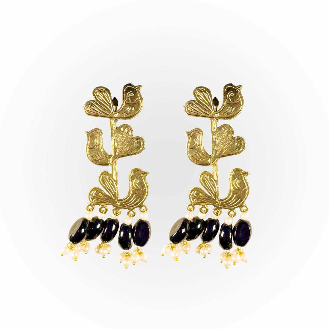 Afghani Golden Sparrow Earrings