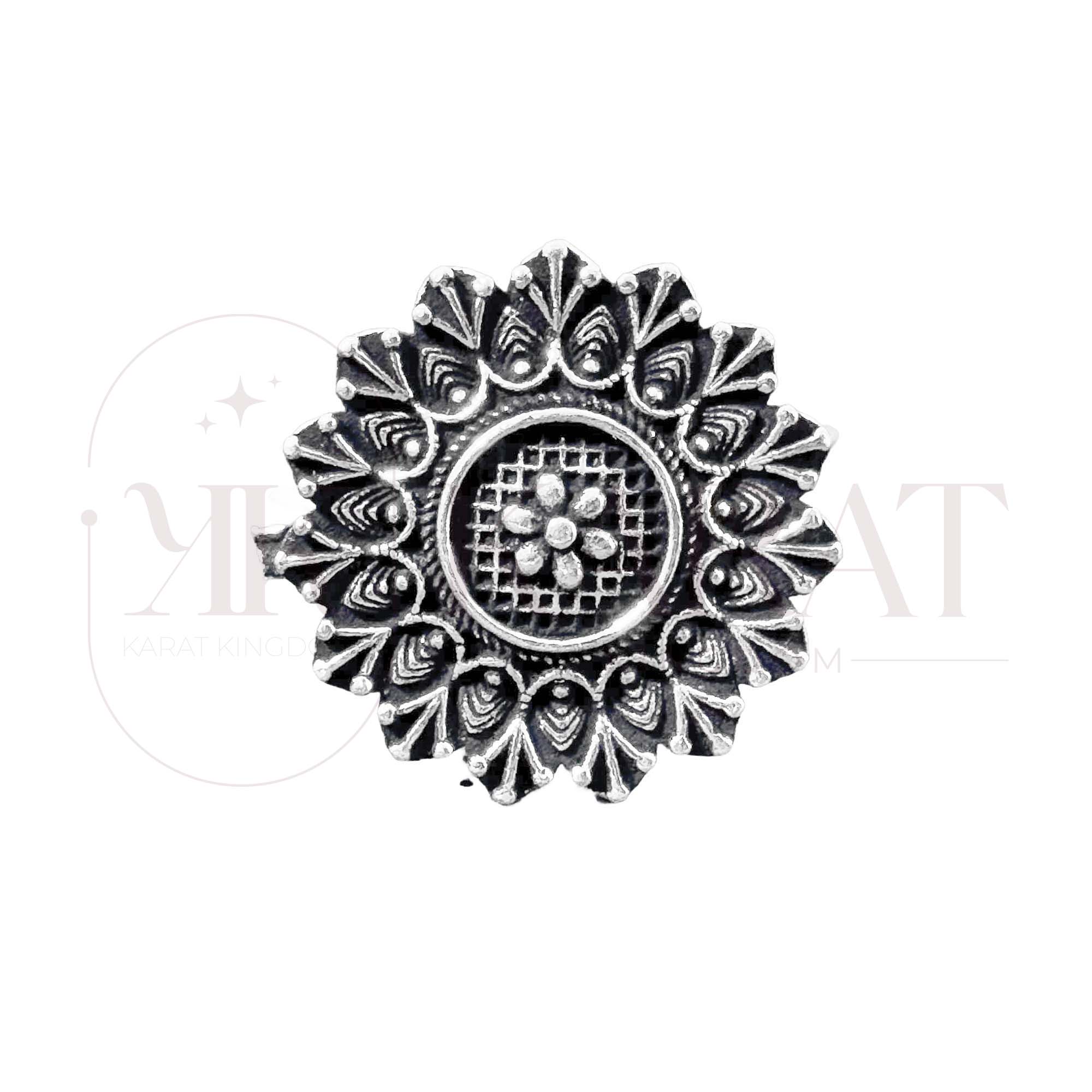 Indian Oxidised Adjustable Rings